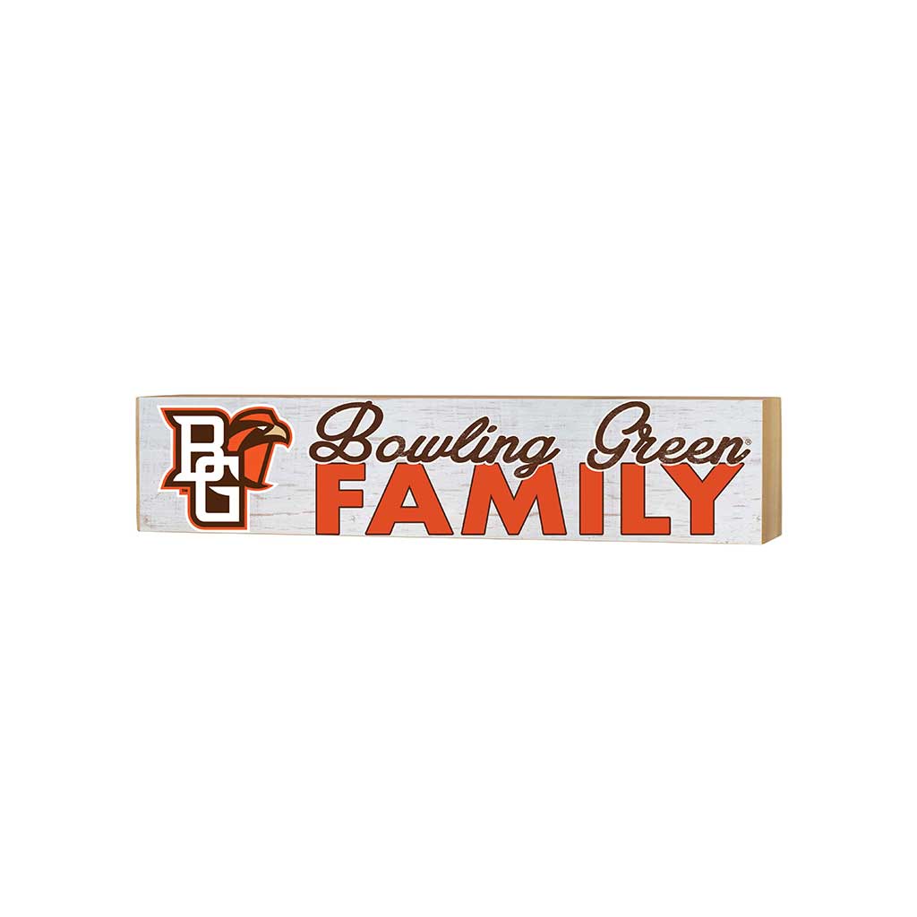 3x13 Block Weathered Team Family Block Bowling Green Falcons