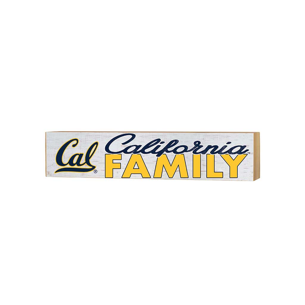 3x13 Block Weathered Team Family California Berkeley Golden Bears