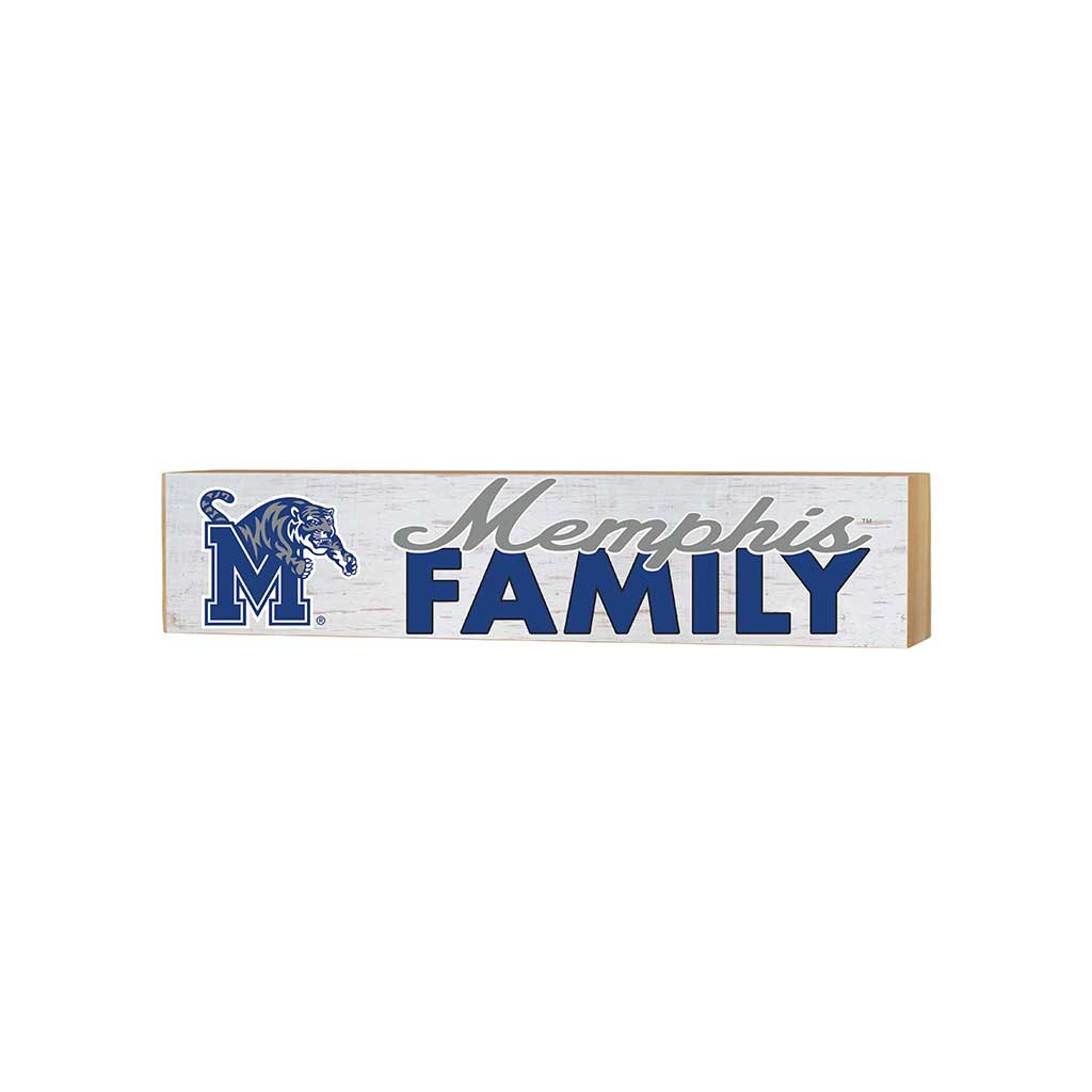 3x13 Block Weathered Team Family Memphis Tigers