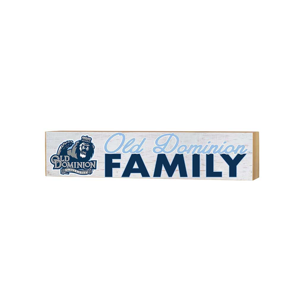 3x13 Block Weathered Team Family Block Old Dominion Monarchs