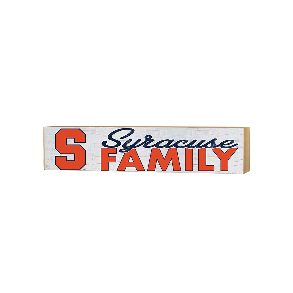 3x13 Block Weathered Team Family Block Syracuse Orange