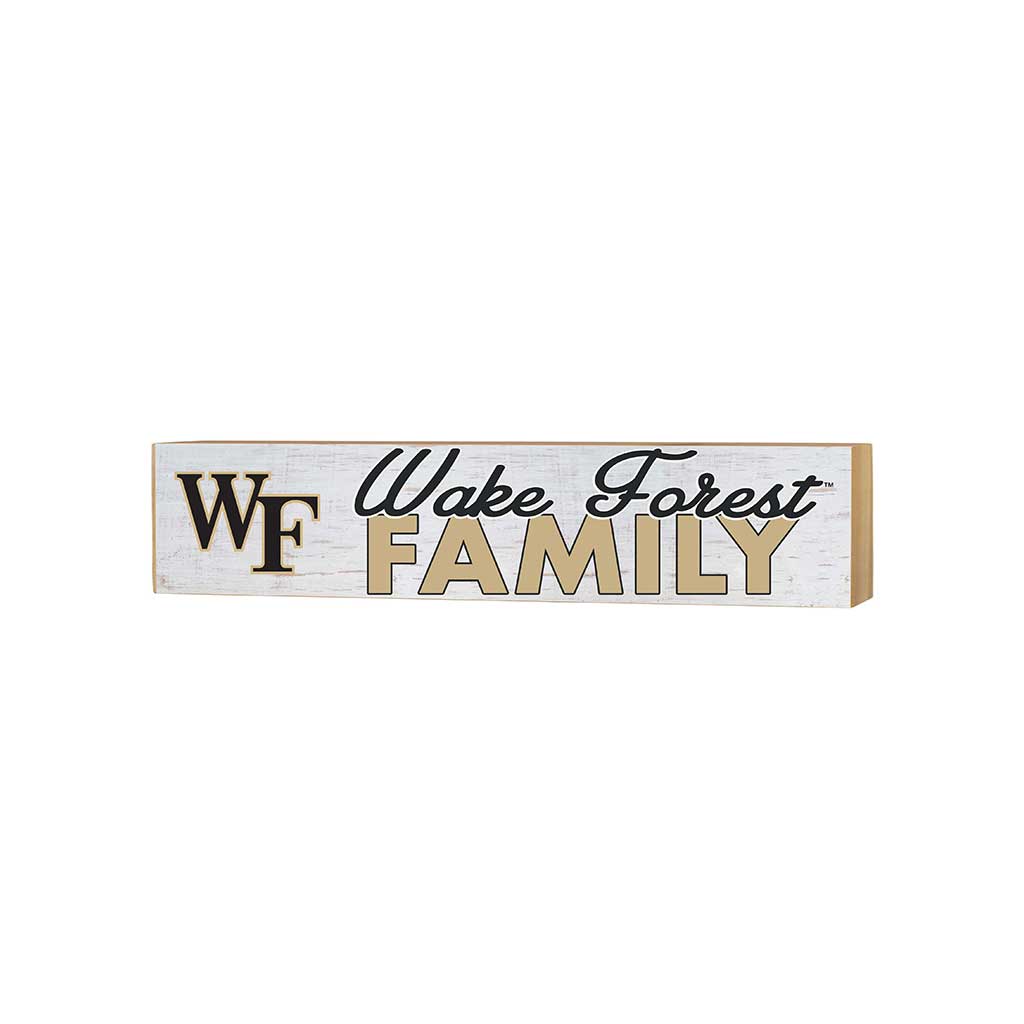 3x13 Block Weathered Team Family Wake Forest Demon Deacons