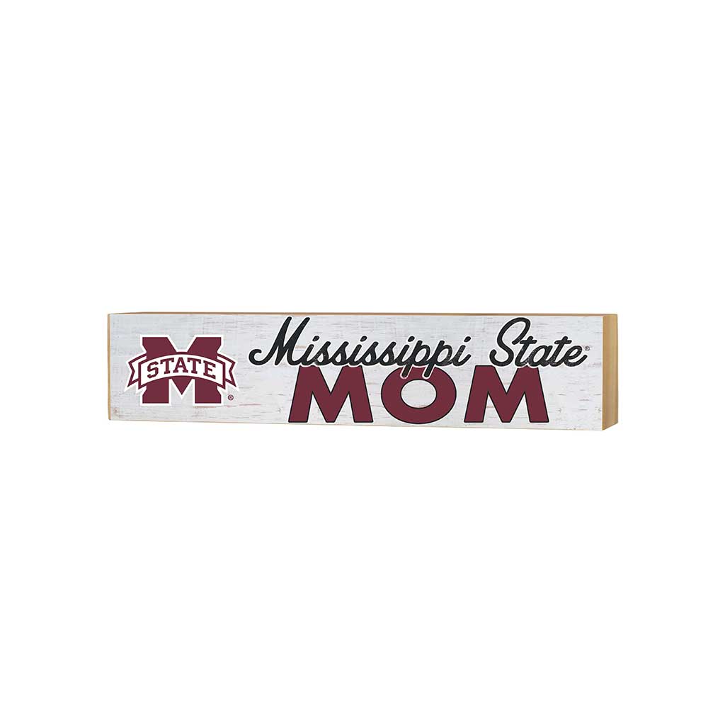 3x13 Block Weathered Mom Mississippi State Bulldogs
