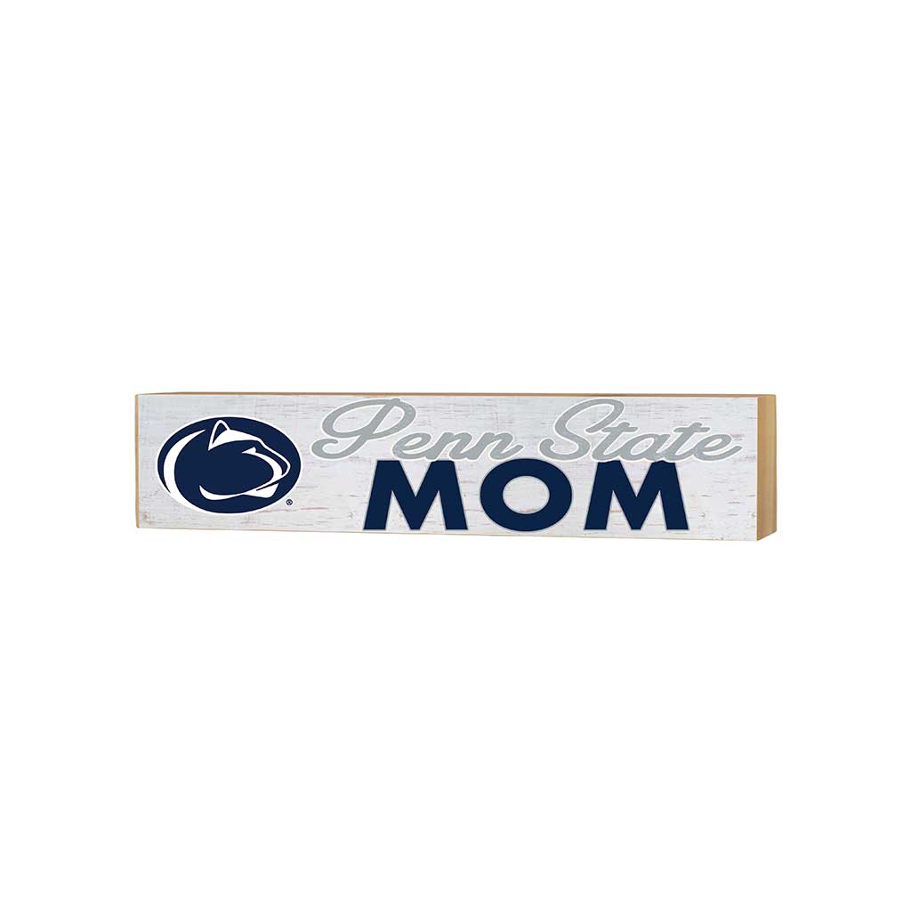 3x13 Block Weathered Mom Penn State Nittany Lions