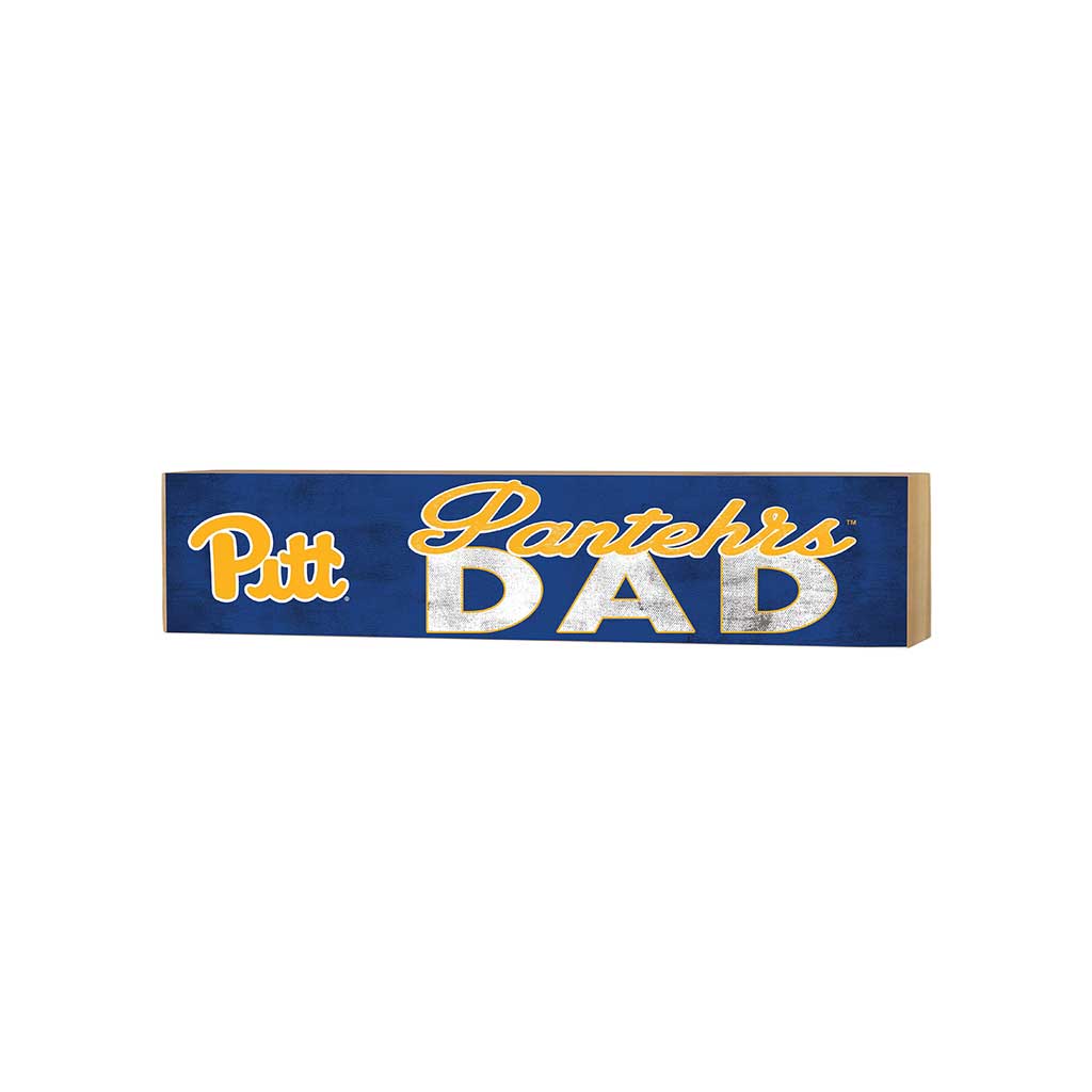 3x13 Block Colored With Logo Dad Pittsburgh Panthers
