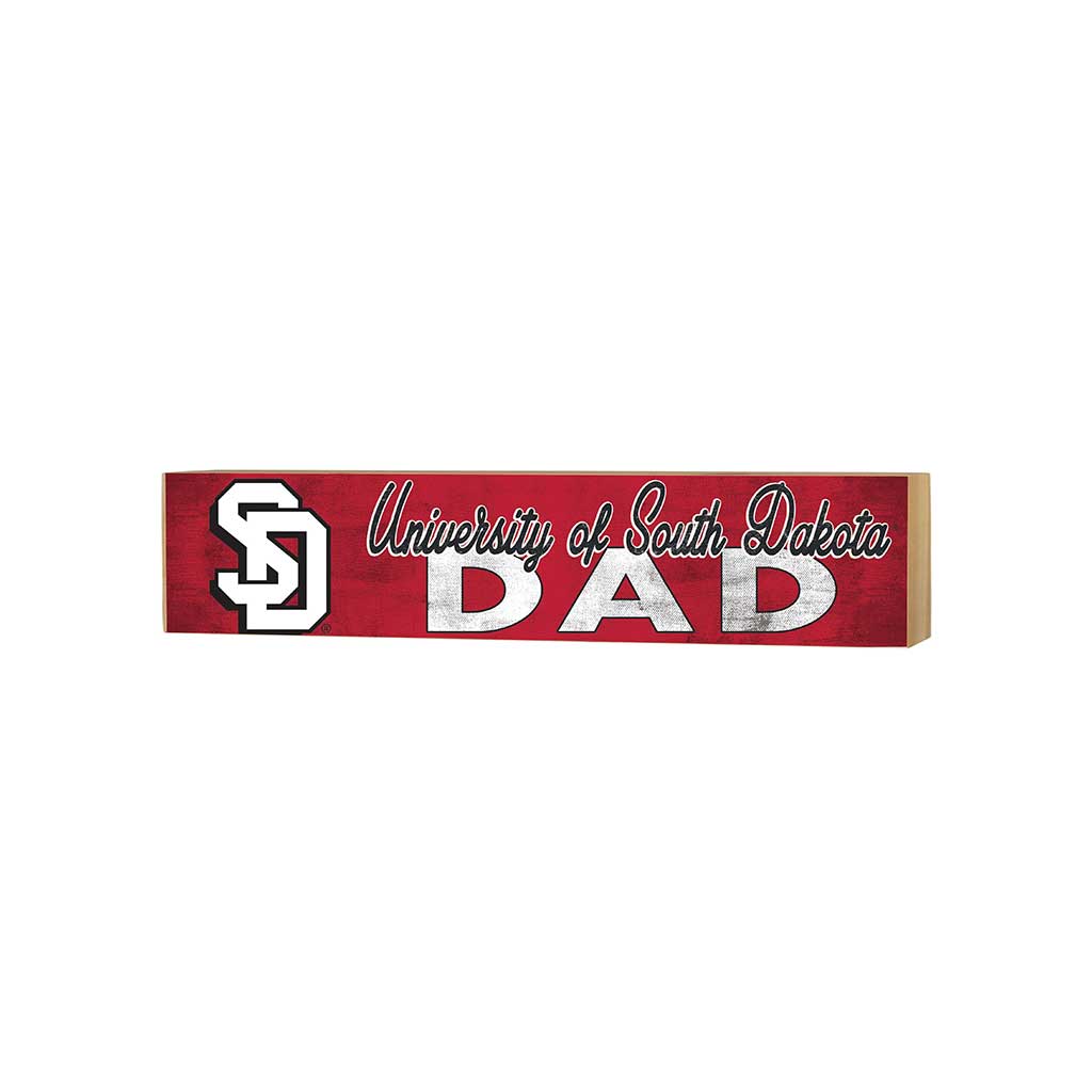 3x13 Block Colored With Logo Dad South Dakota Coyotes