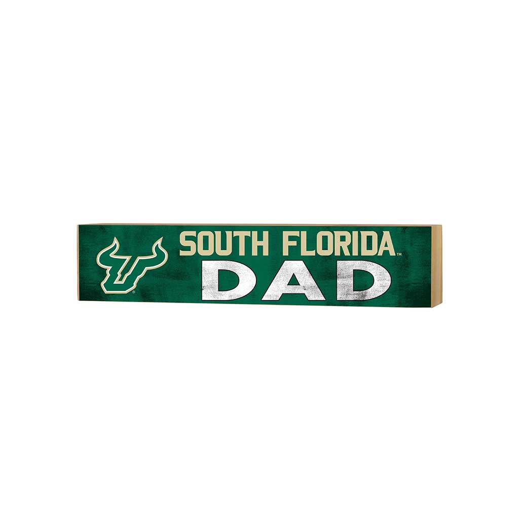 3x13 Block Colored With Logo Dad South Florida Bulls