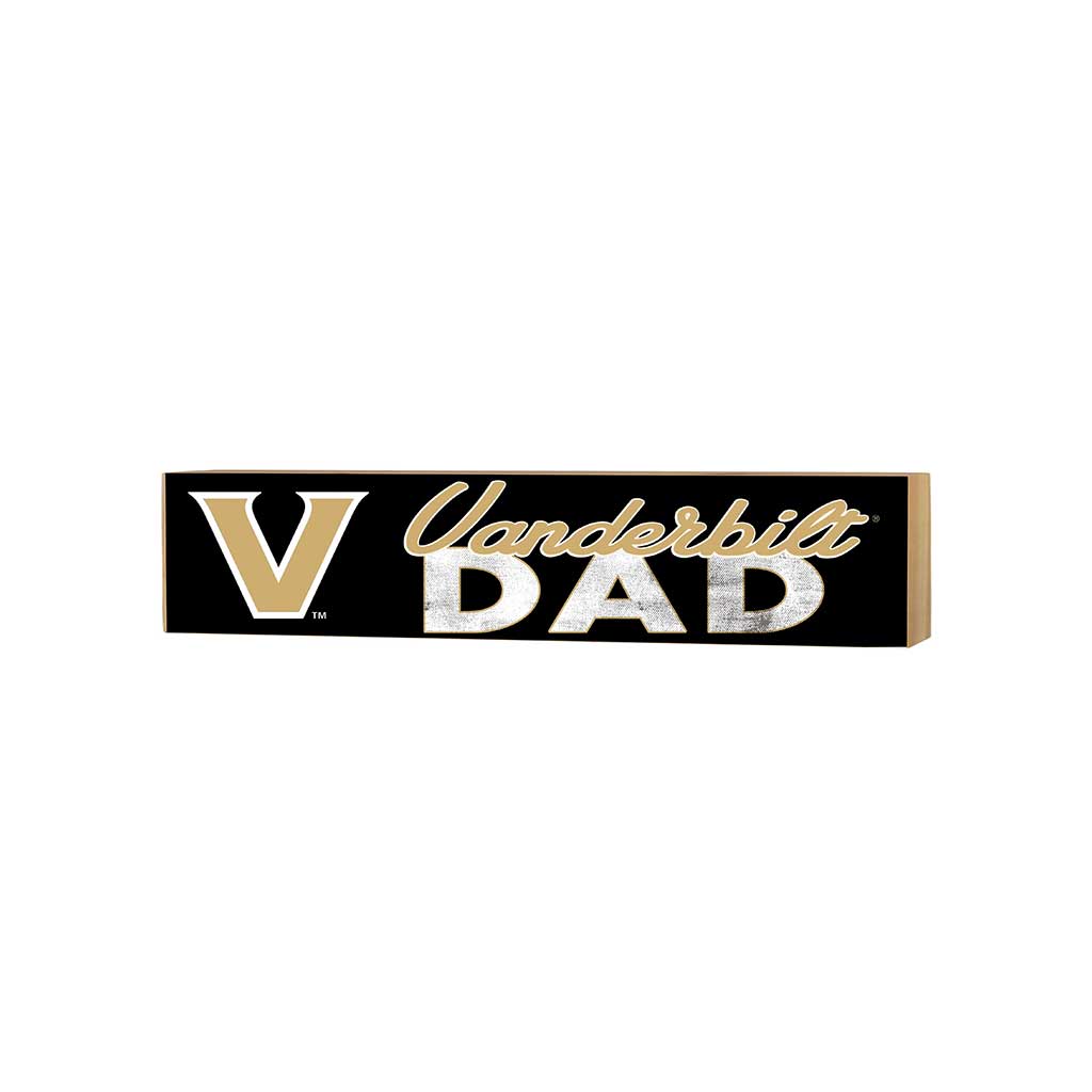 3x13 Block Colored With Logo Dad Vanderbilt Commodores