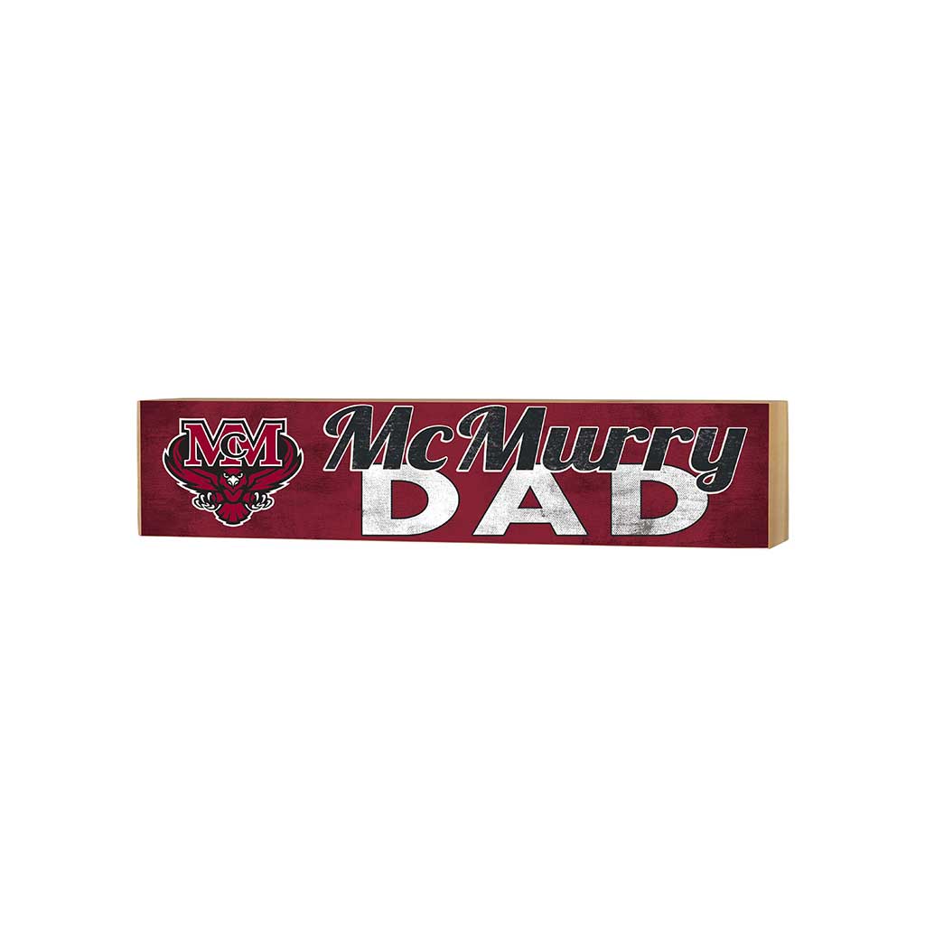 3x13 Block Colored With Logo Dad McMurry University War Hawks