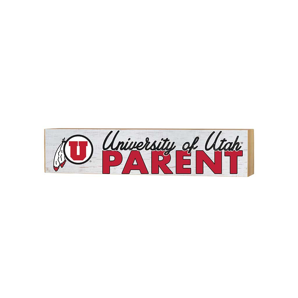 3x13 Block Weathered Parents Utah Running Utes