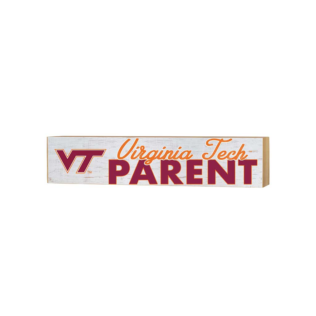 3x13 Block Weathered Parents Virginia Tech Hokies