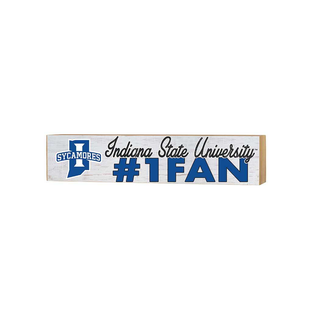3x13 Block Weathered #1 Fan Indiana State Sycamores