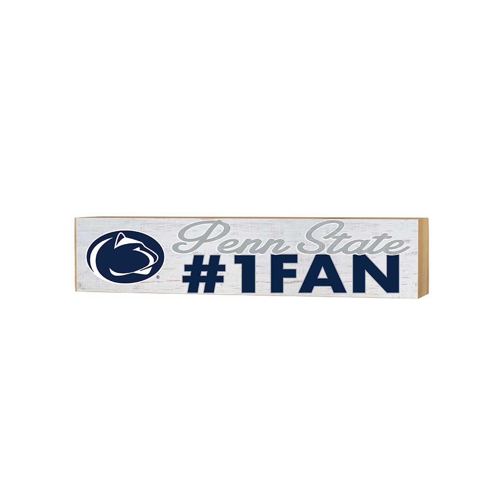 3x13 Block Weathered #1 Fan Penn State Nittany Lions