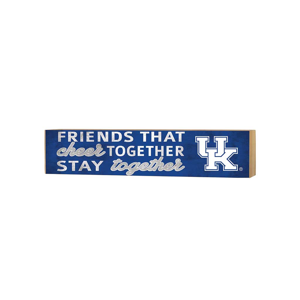3x13 Block Team Logo Friends That Cheers Kentucky Wildcats