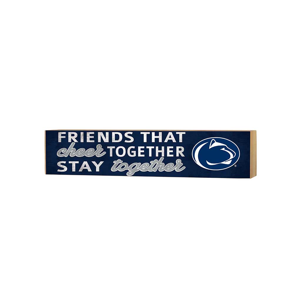 3x13 Block Team Logo Friends That Cheers Penn State Nittany Lions