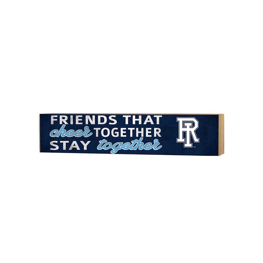 3x13 Block Team Logo Friends That Cheers Rhode Island Rams