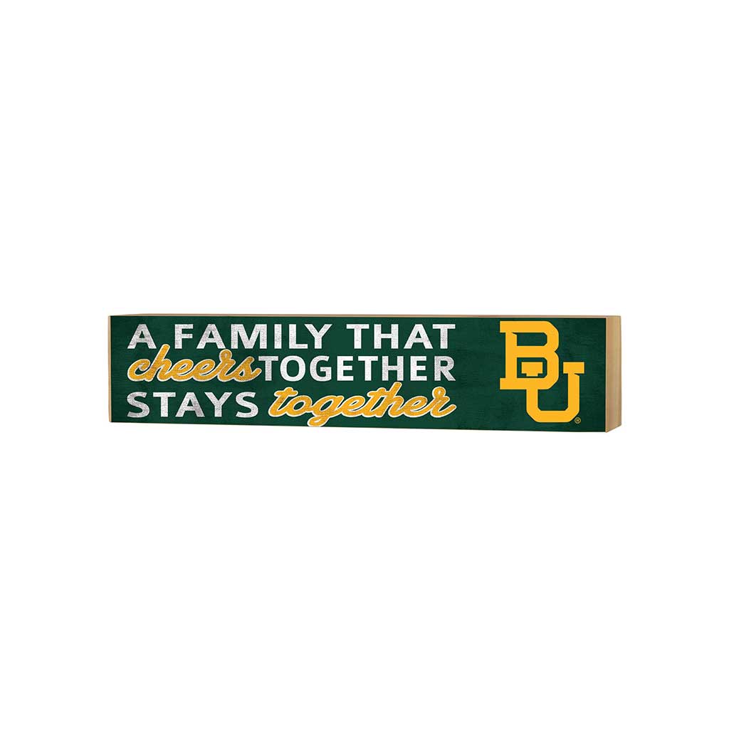 3x13 Block Team Logo Family That Cheers Baylor Bears