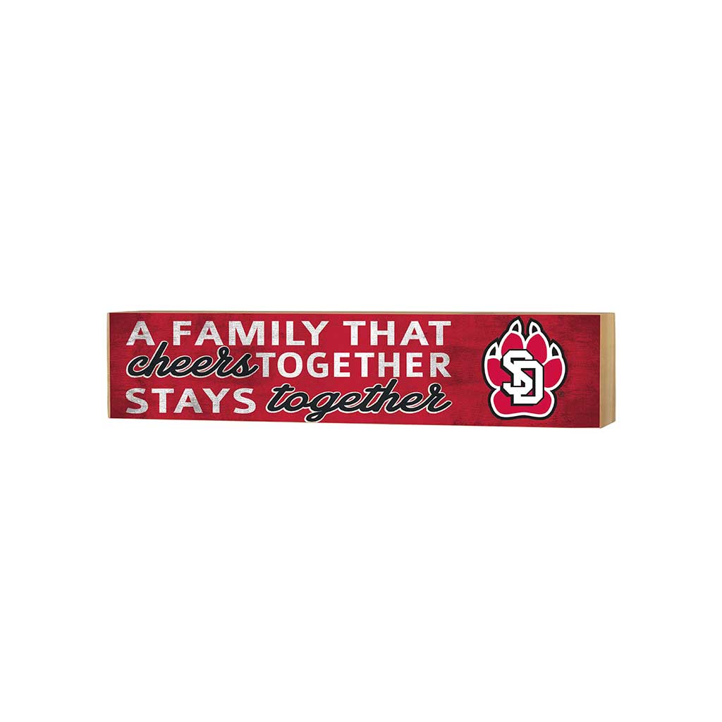3x13 Block Team Logo Family That Cheers South Dakota Coyotes