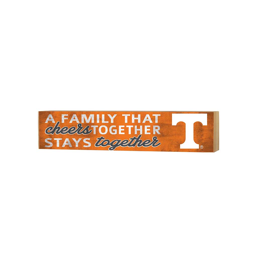 3x13 Block Team Logo Family That Cheers Tennessee Volunteers