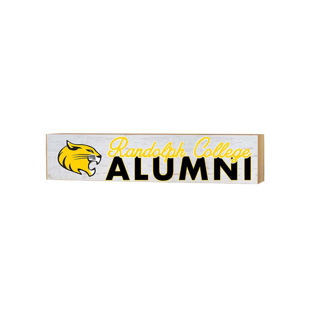 3x13 Block Team Logo Alumni Randolph College Wildcat