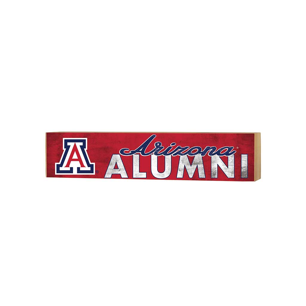 3x13 Block Team Logo Alumni Arizona Wildcats