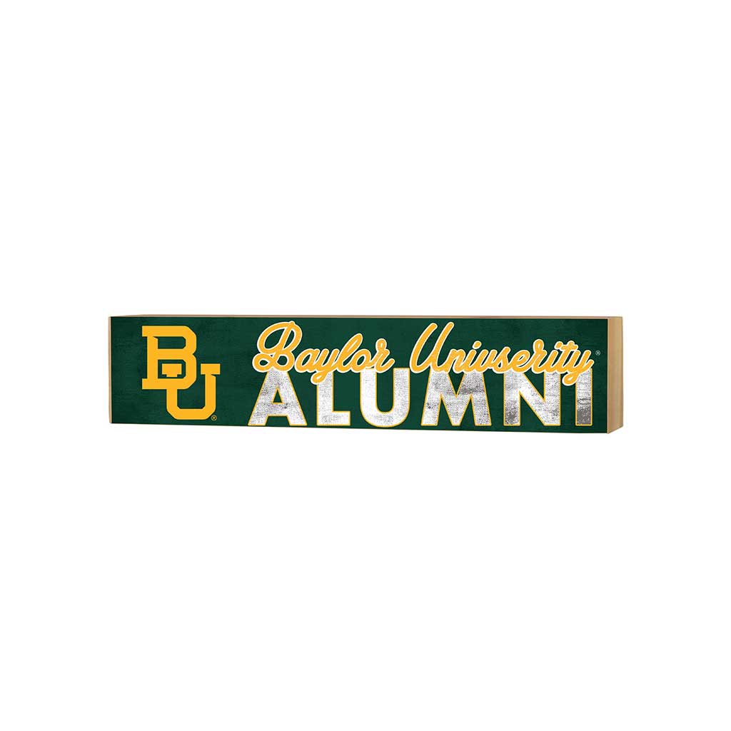 3x13 Block Team Logo Alumni Baylor Bears