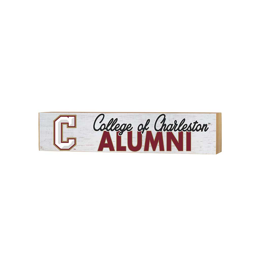 3x13 Block Team Logo Alumni Charleston College Cougars