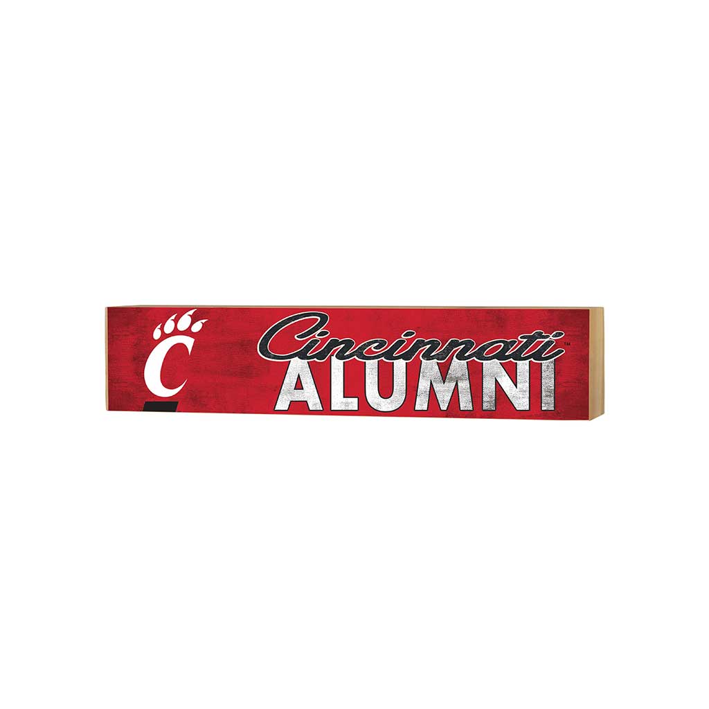 3x13 Block Team Logo Alumni Cincinnati Bearcats
