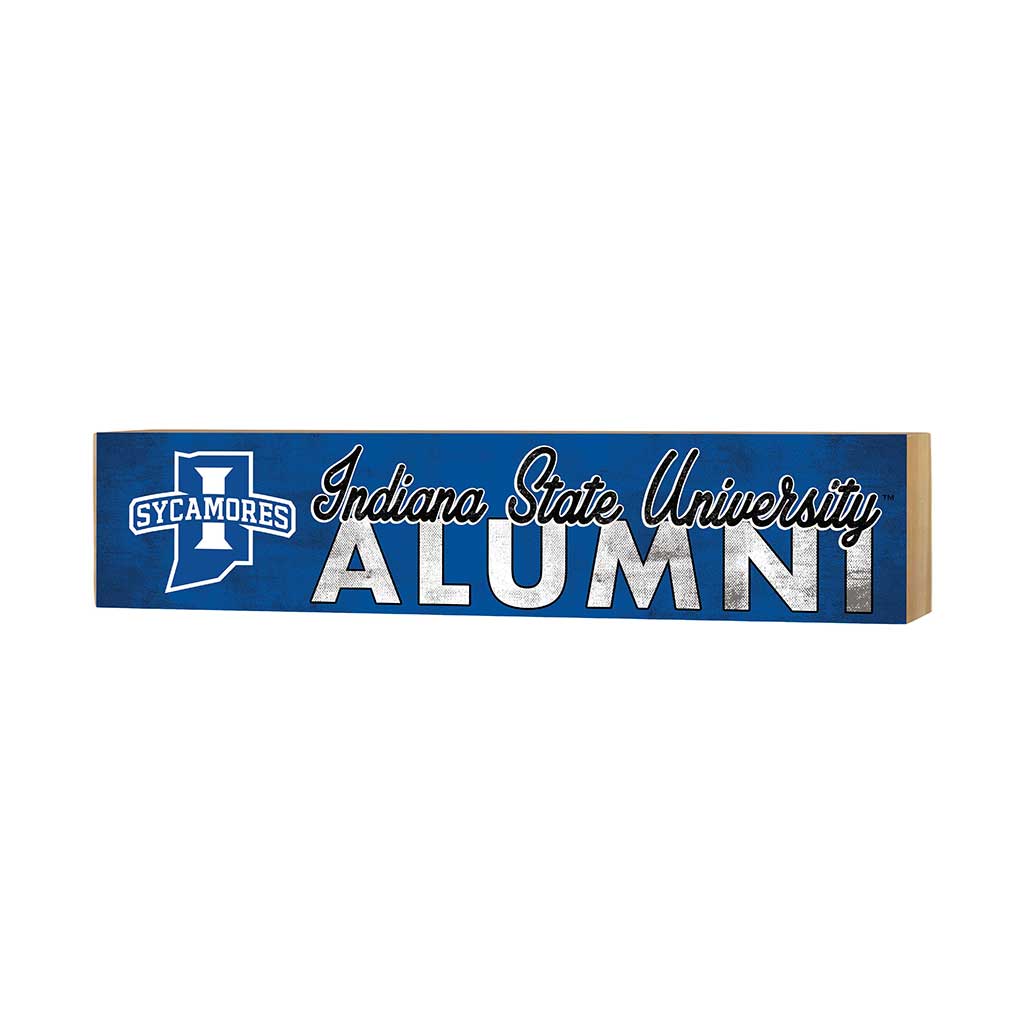 3x13 Block Team Logo Alumni Indiana State Sycamores