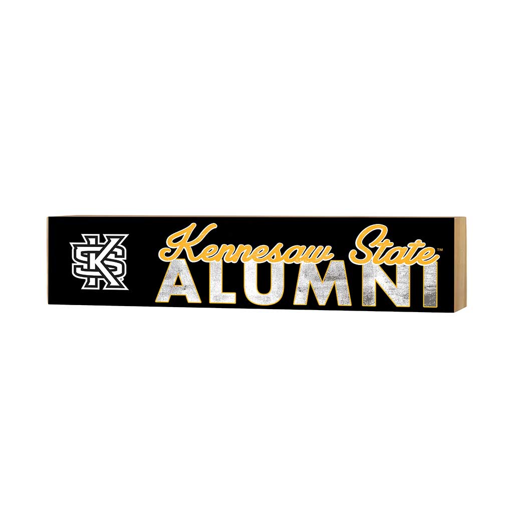 3x13 Block Team Logo Alumni Kennesaw State Owls