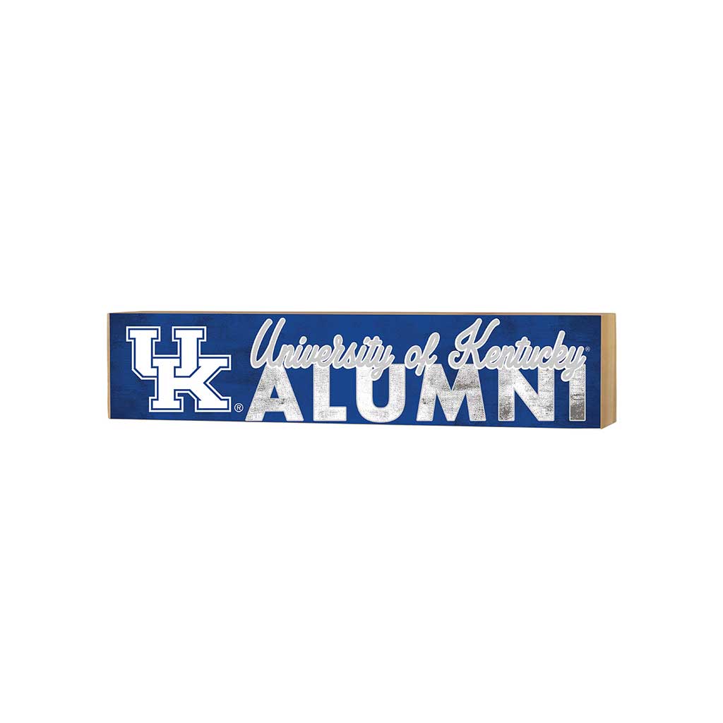 3x13 Block Team Logo Alumni Kentucky Wildcats