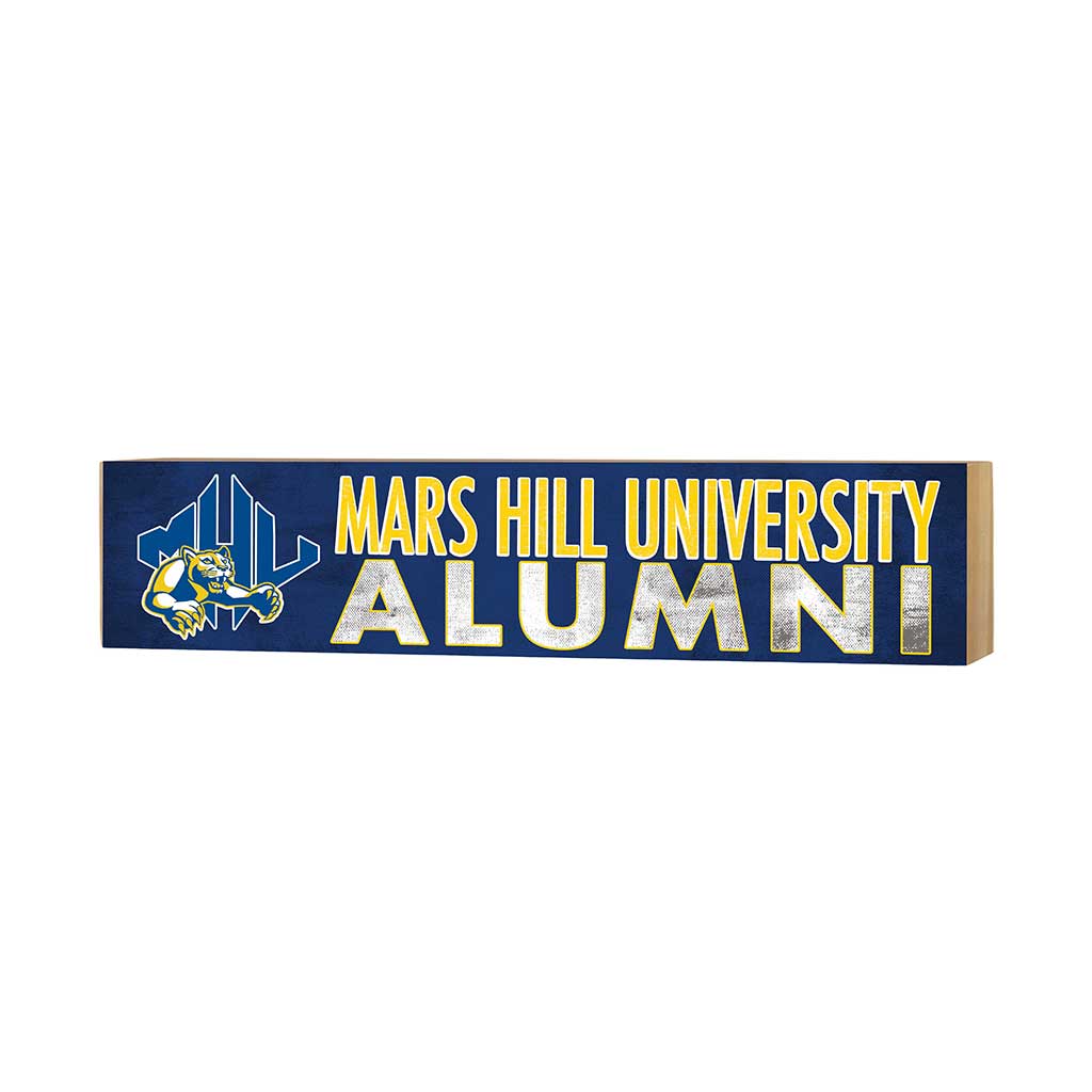 3x13 Block Team Logo Alumni Mars Hill College Lions