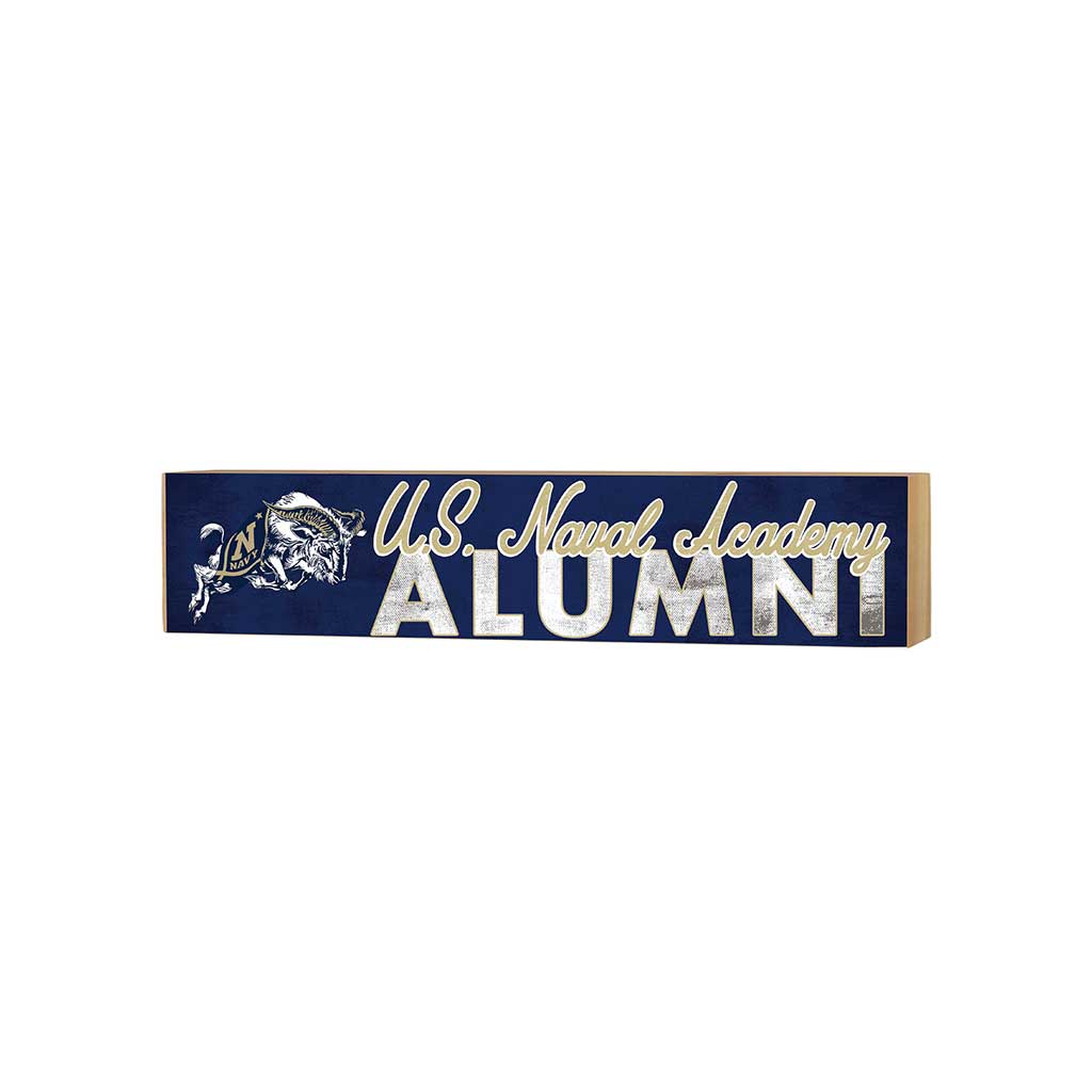 3x13 Block Team Logo Alumni Naval Academy Midshipmen