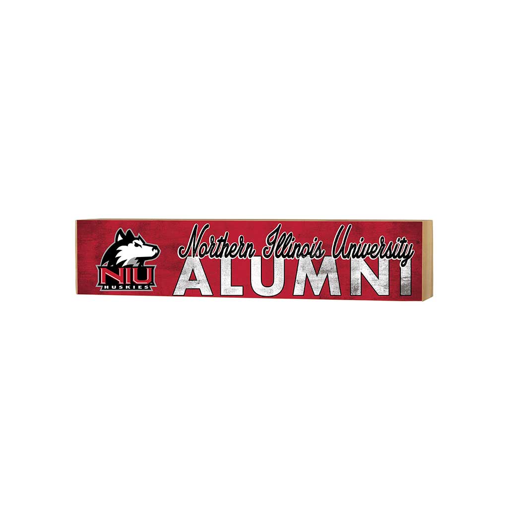 3x13 Block Team Logo Alumni Northern Illinois Huskies