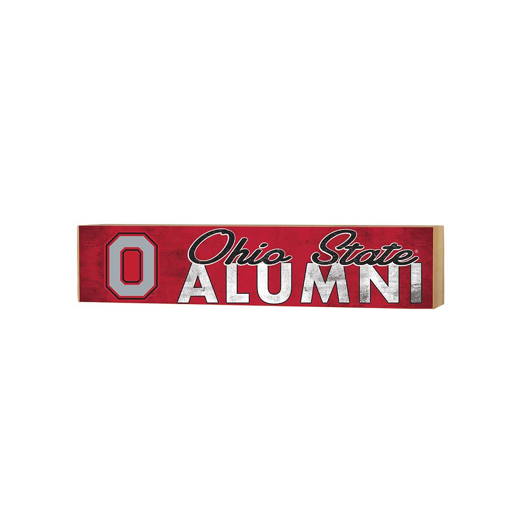 3x13 Block Team Logo Alumni Ohio State Buckeyes