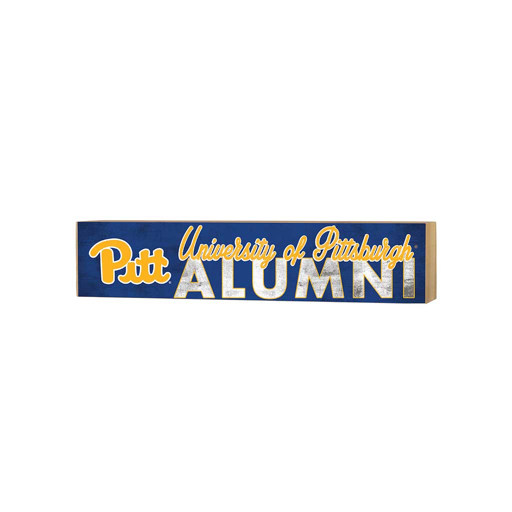 3x13 Block Team Logo Alumni Pittsburgh Panthers