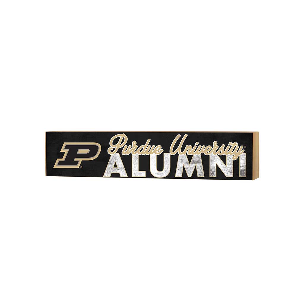 3x13 Block Team Logo Alumni Purdue Boilermakers