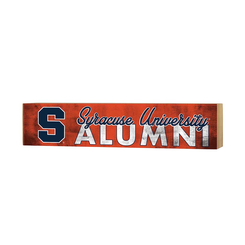 3x13 Block Team Logo Alumni Syracuse Orange
