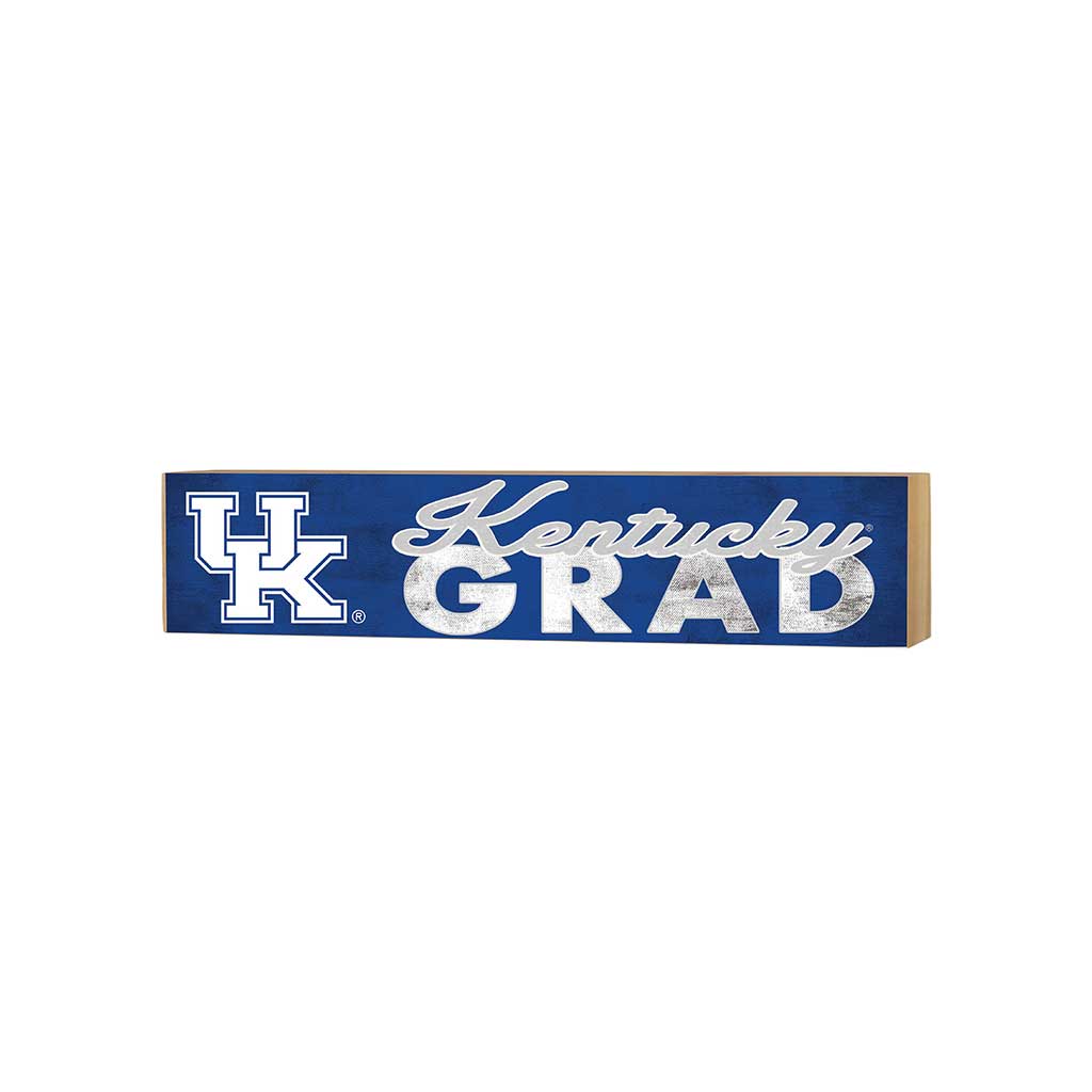 3x13 Block Team Logo Grad Kentucky Wildcats