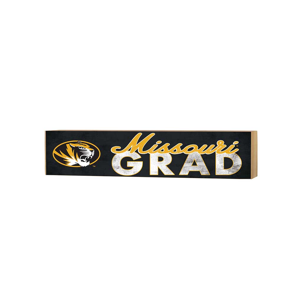 3x13 Block Team Logo Grad Missouri Tigers