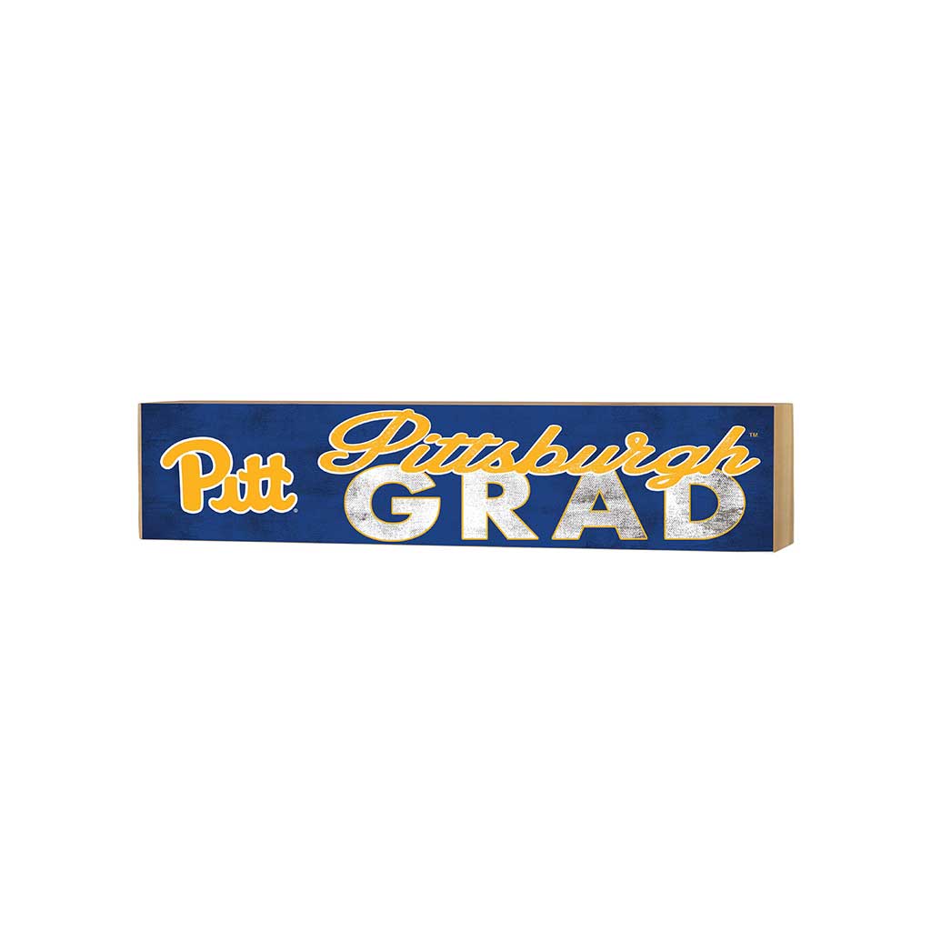 3x13 Block Team Logo Grad Pittsburgh Panthers
