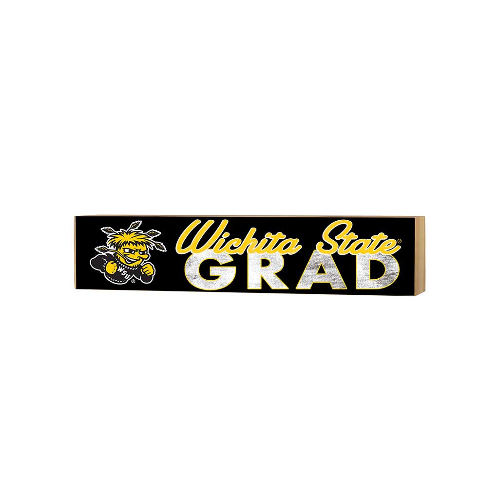3x13 Block Team Logo Grad Wichita State Shockers