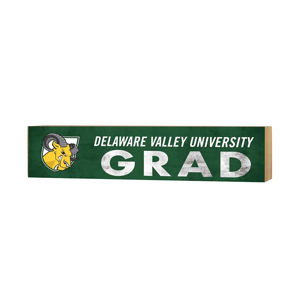 3x13 Block Team Logo Grad Delaware Valley University Aggies