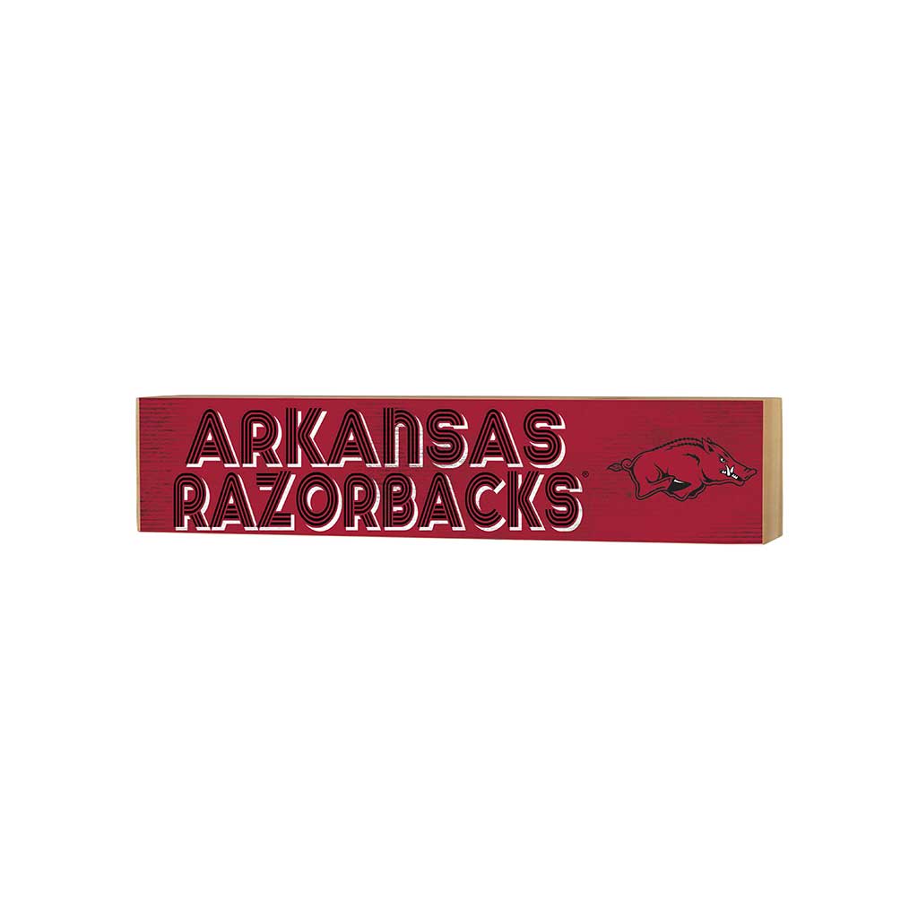 3x13 Block Good Vibes Team Arkansas Razorbacks