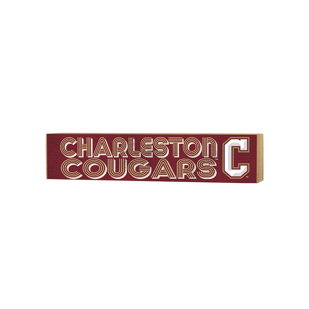 3x13 Block Good Vibes Team Charleston College Cougars