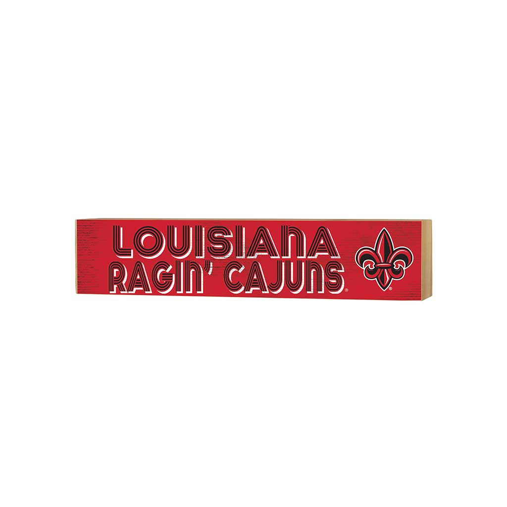 3x13 Block Good Vibes Team Louisiana State Lafayette Ragin Cajuns