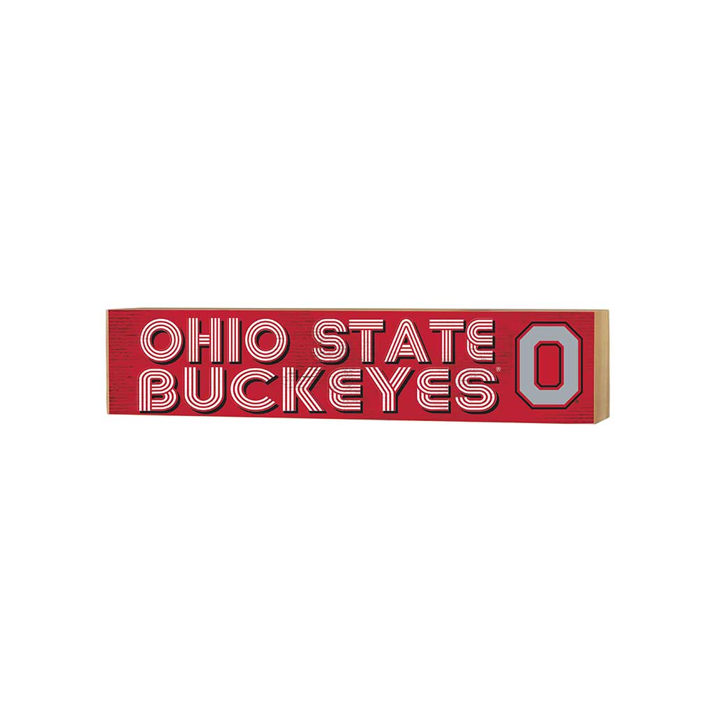 3x13 Block Good Vibes Team Ohio State Buckeyes