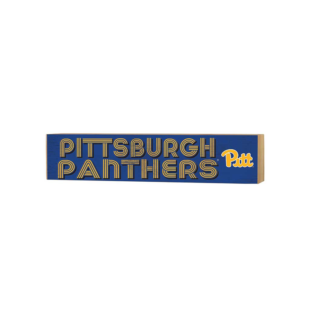 3x13 Block Good Vibes Team Pittsburgh Panthers
