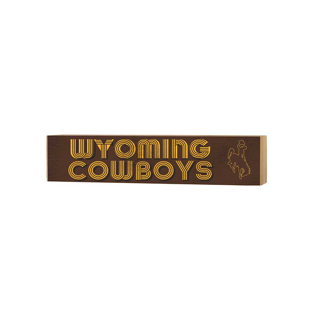 3x13 Block Good Vibes Team Wyoming Cowboys
