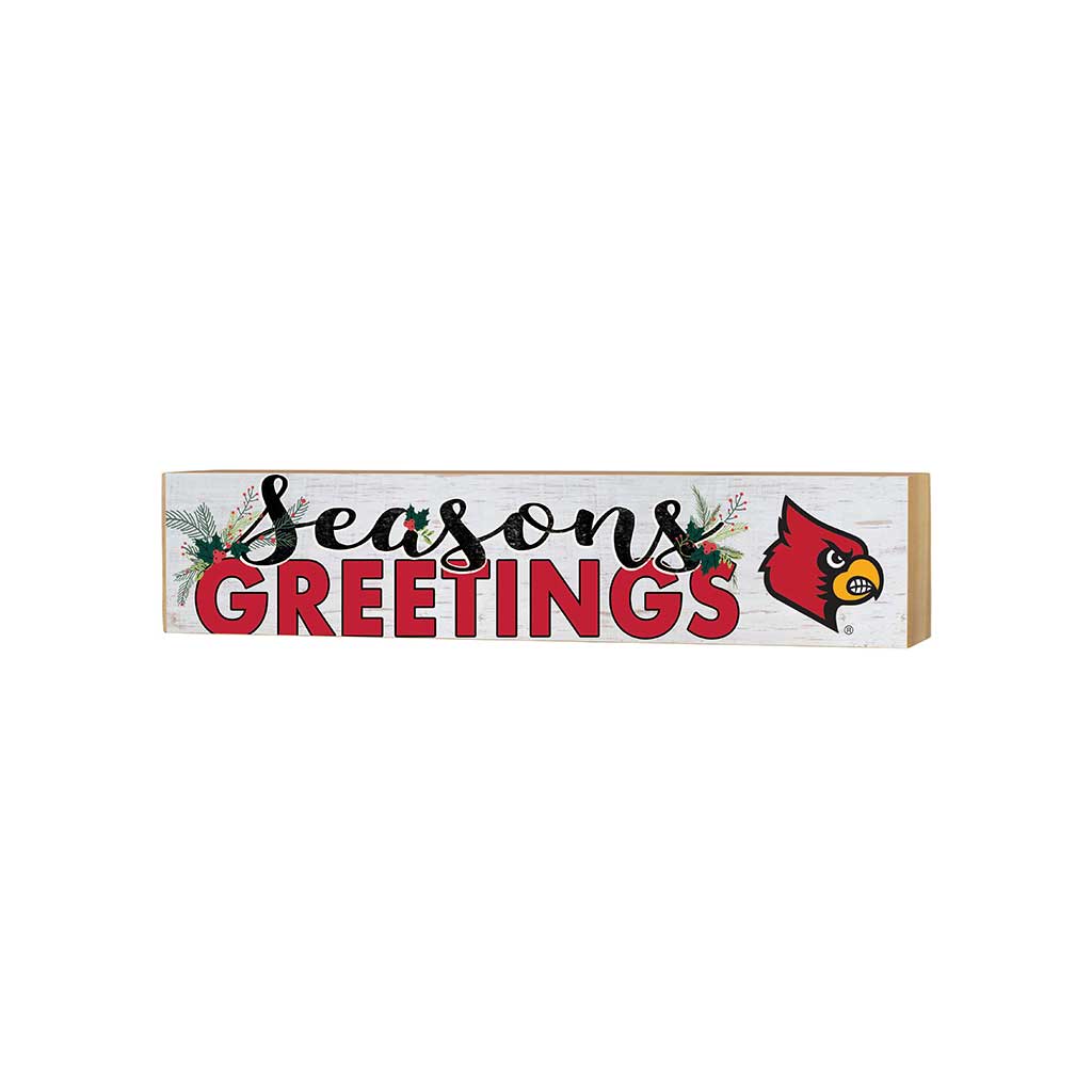 3x13 Block Seasons Greetings Louisville Cardinals